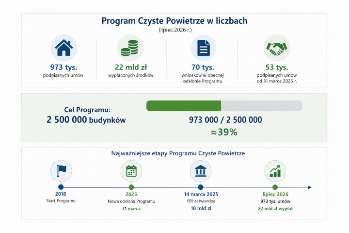 Program Czyste Powietrze w liczbach