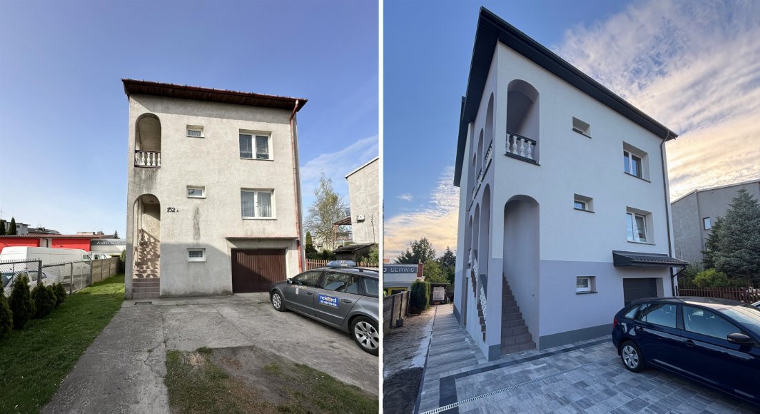 Ocieplenie elewacji, stropu, dachu oraz wymiana stolarki 