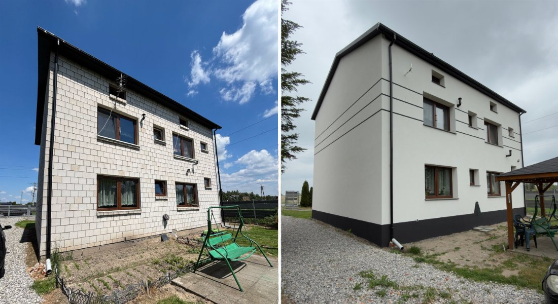 Prace termoizolacyjne i nowa stolarka drzwiowa 
