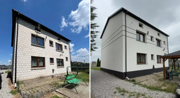 Prace termoizolacyjne i nowa stolarka drzwiowa 